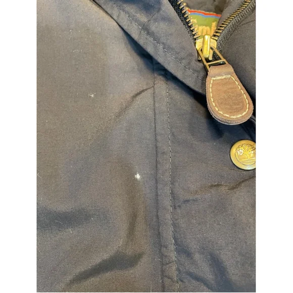 Vintage Timberland Weathergear Womens Parka Fall Jacket Oversized Hooded M - Picture 5 of 11